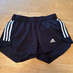 Adidas Running Prime Green Black Athletic Shorts Woman’s 3 “ Inseam-XS